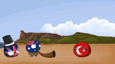Battle of gallipoli (colorized)