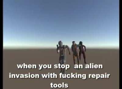 I maybe could use my screwdriver as a weapon