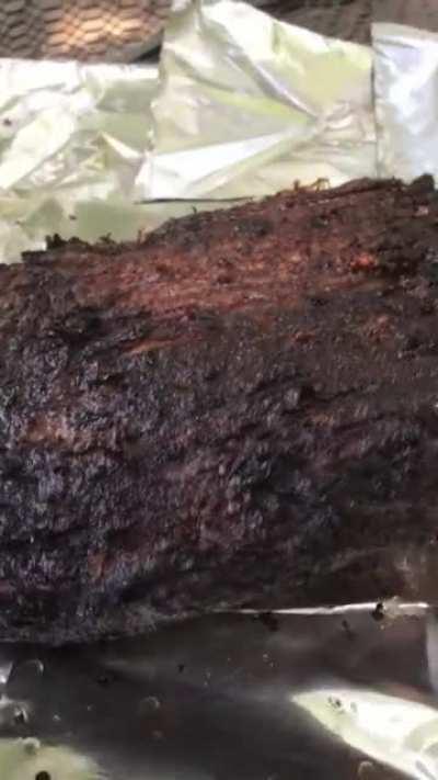 When that jiggle hits. 10 hours over the pit barrel.