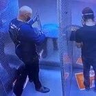 Good thing he was wearing a mask