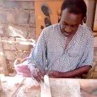 Just some sand on wood..