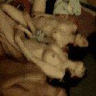 One guy and three hot friends at home