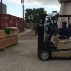 Put a fork lift in it
