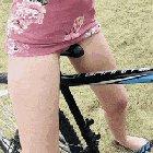 Rubbing my pussy on the bike seat (video #3) [gif]