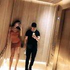 Her legs look so good here wish so wasnt standing next to this loser lol