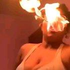 People trying to spit fire