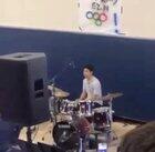 Highschooler plays pornhub intro at school rally on drums