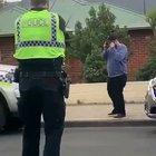 They ran his ass over