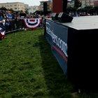 Breaking: God officially endorses Bernie Sanders with a rainbow halo around the sun at a rally in San Francisco