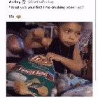 At least she doesn’t double dip