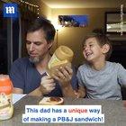 Dad follows kids' instructions very literally