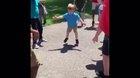 Watch this kid school the crowd
