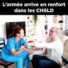 L’armée arrive en renfort dans les CHSLD