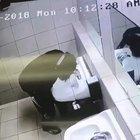 Just a quick one in the fast food bathroom