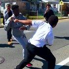 public fight with a twist