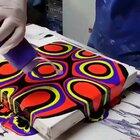 Painting with only pouring