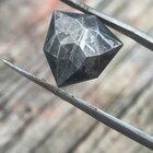 Something you don’t see everyday, a faceted Gibson Meteorite from Namibia.