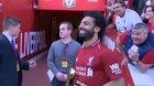Mo Salah's daughter scores in front of the Kop