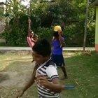 When you lose your ball ..you improvise..this happens only in India?!?!