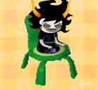 Gamzee in the froggy chair. What he gonna do doe??