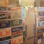 A gaming box fort, a dream come true!