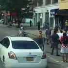 Dude KO'd on a hot day outside McDonalds in NYC