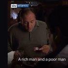 Tony Soprano telling a joke