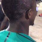 Sadio Mané reaction to Senegalese Man Utd fans with a banner 'Koulibaly Come to Utd'