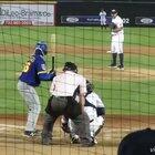 Announcer caught the foul ball and was hyped