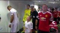 This kid's reaction on realising he's standing next to Wayne Rooney.