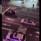 NYPD officer and man on street have an interesting exchange