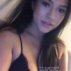 Just being cute in her bra