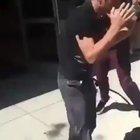 Dude punches a blind kid but then justice is served