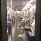 4th of July Fireworks in NYC as seen from a moving Subway