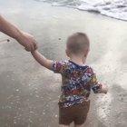 Lovely moment at the beach