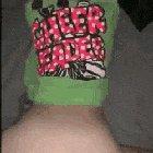 Cheerleader bouncing on bbc