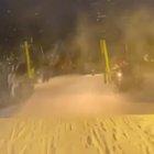 HMRB while all of us Flip Together While Skiing!