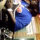 his hands literally looked like they caught fire.