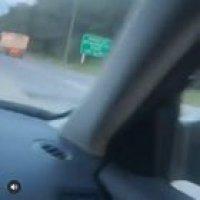 Semi tire getting loose on the highway...