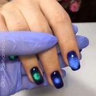 The finish on these nails.