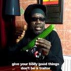 He forgot to mention that it's vegan