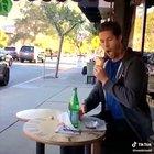 JUST ENJOYING A DELICIOUS HUMAN MEAL