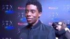 Chadwick Boseman being asked questions regarding Endgame