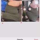 5-10lbs difference she says.