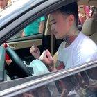 Freaking out on drugs after a car crash