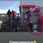 Stuck while climbing a fence to loot