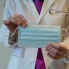 Making surgical mask smaller if it is too big and closely covering the face