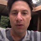 Zach Braff in self isolation calls up his old friend Donald Faison