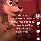 Furry doesn’t shower