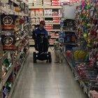 This is my service dog Toli. It’s his birthday so he got to pick out a new toy!